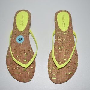 Nine West New Women's Flat Thong Sandals Size 6
